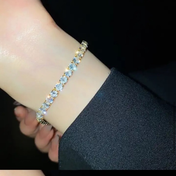 tennis bracelet gold filled - Picture 6 of 16